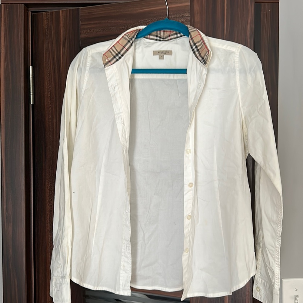 Burberry dress shirt size L used !